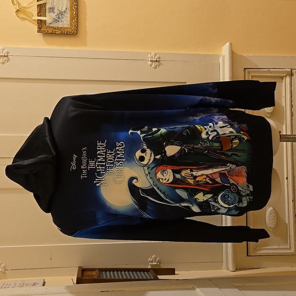 Disney The Nightmare Before Christmas hoodie Sz M 🎁 - Picture 6 of 7